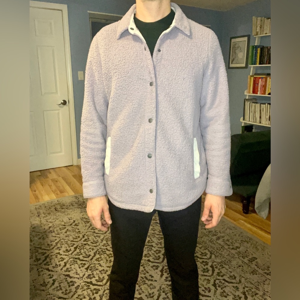 Fuzzy Purple Coat!